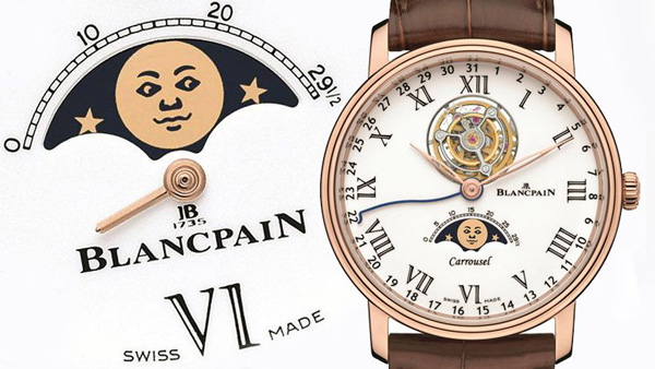 Caruso Blancpain Villeret moon phase watch 6622L-3631-55B