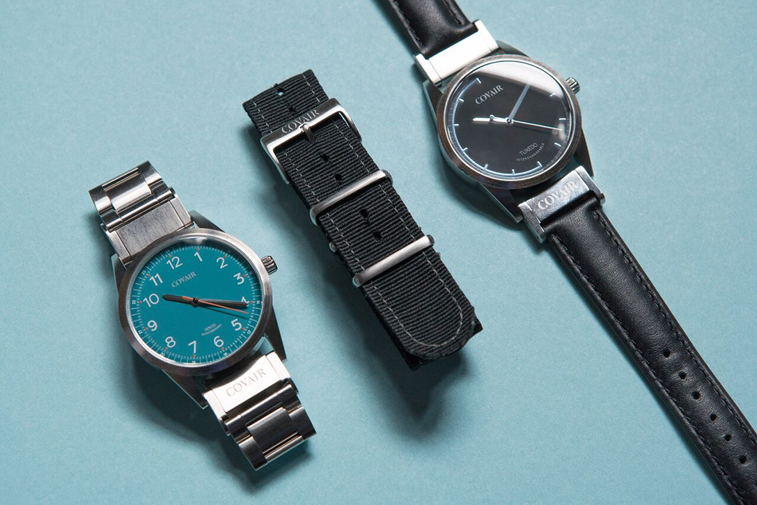 Covair Interchangeable Watches 