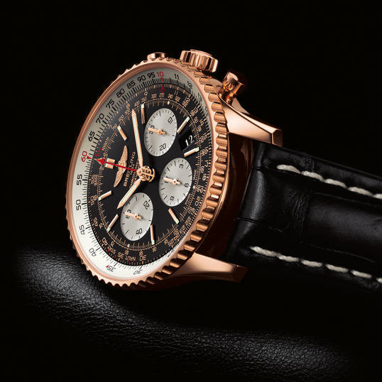Red Gold Breitling Navitimer 01 Replica Watches