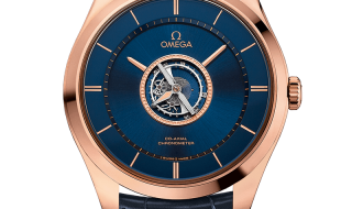Blue Dial Omega De Ville Tourbillon Co Axial Numbered Edition Replica Watches